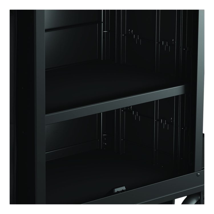 Adjustable Shelf for Suncast Commercial Full-Size Housekeeping Carts HKC1000/HKC2000, Plastic, Black