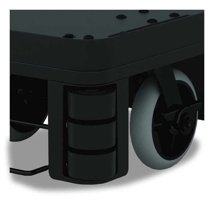 Bumper Kit For Full Size Housekeeping Carts for HKC1000/HKC2000, Plastic, Black, 4 Bumpers