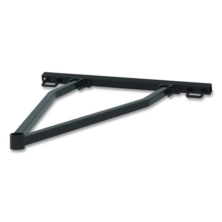 Tilt Tow Rack for Suncast Commercial 2 cu yd Tilt Trucks, Steel, Black