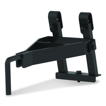 Tilt Tow Rack for Suncast Commercial 2 cu yd Tilt Trucks, Steel, Black