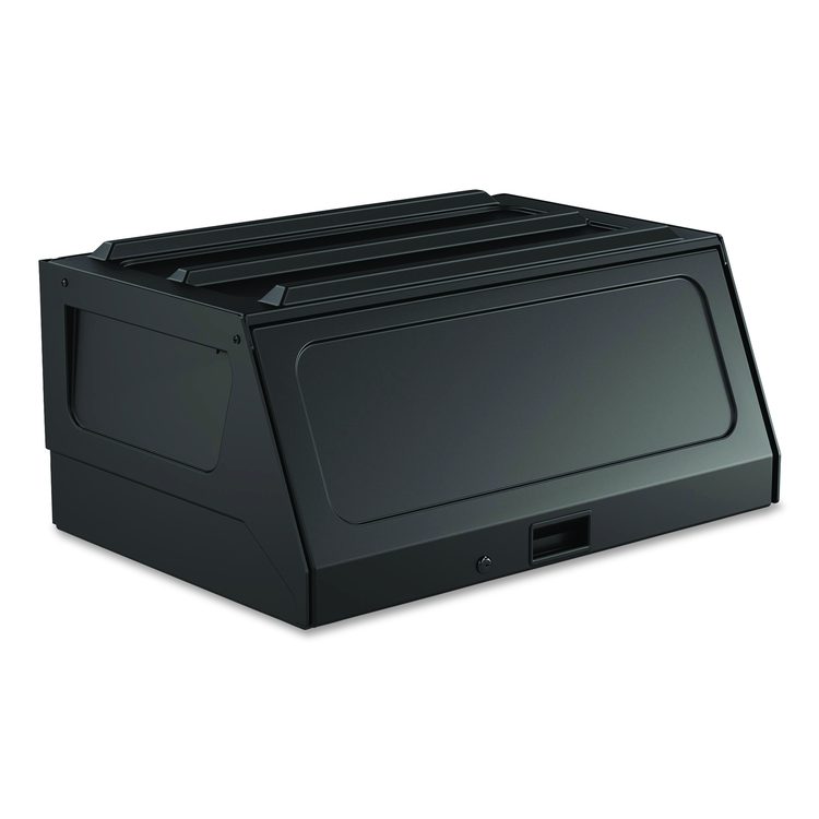 Lockable Hood Accessory for Suncast Commercial Full-Size Housekeeping Carts HKC1000/HKC2000, Plastic, Black