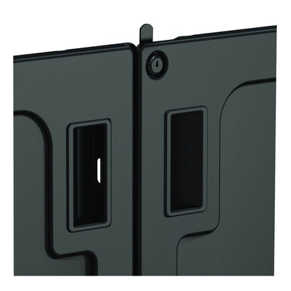Lockable Door Accessory for Suncast Commercial Full-Size Housekeeping Carts HKC1000/HKC2000, Plastic, Black