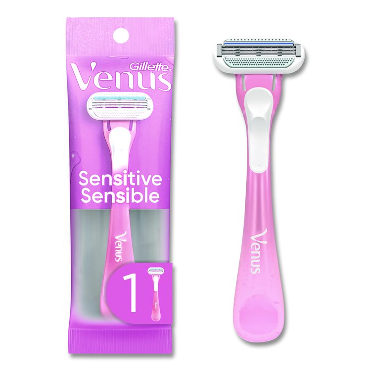 Venus Sensitive Sensible Razors, 3 Blades, 36/Carton