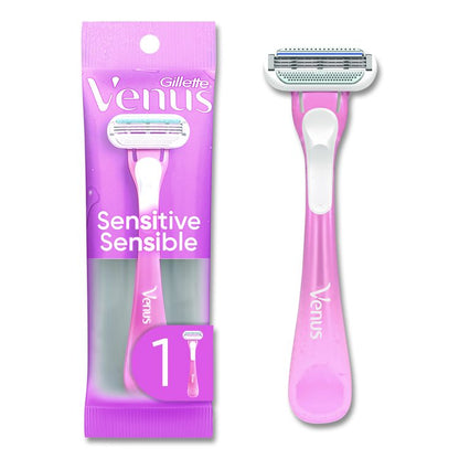 Venus Sensitive Sensible Razors, 3 Blades, 36/Carton