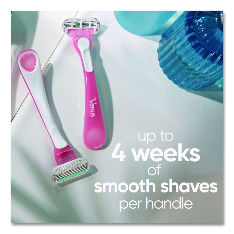 Venus Sensitive Sensible Razors, 3 Blades, 36/Carton