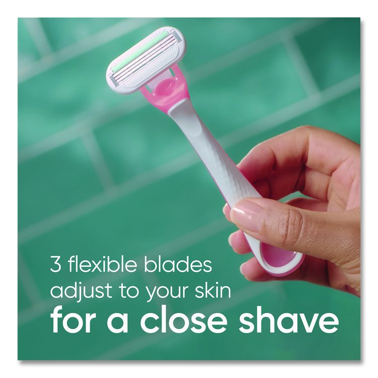 Venus Sensitive Sensible Razors, 3 Blades, 36/Carton