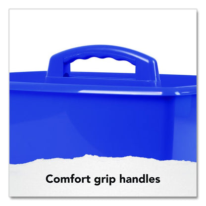 Large Storage Caddy, 11 x 13 x 6.38, Assorted Colors, 6/Carton