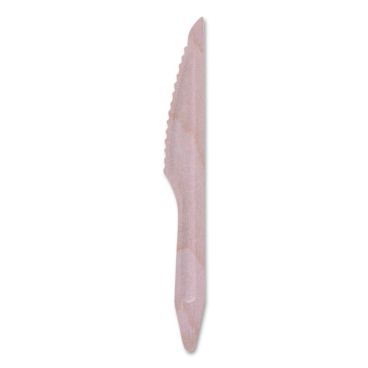 Wood Cutlery, General Purpose Knife, Natural, 500/Carton