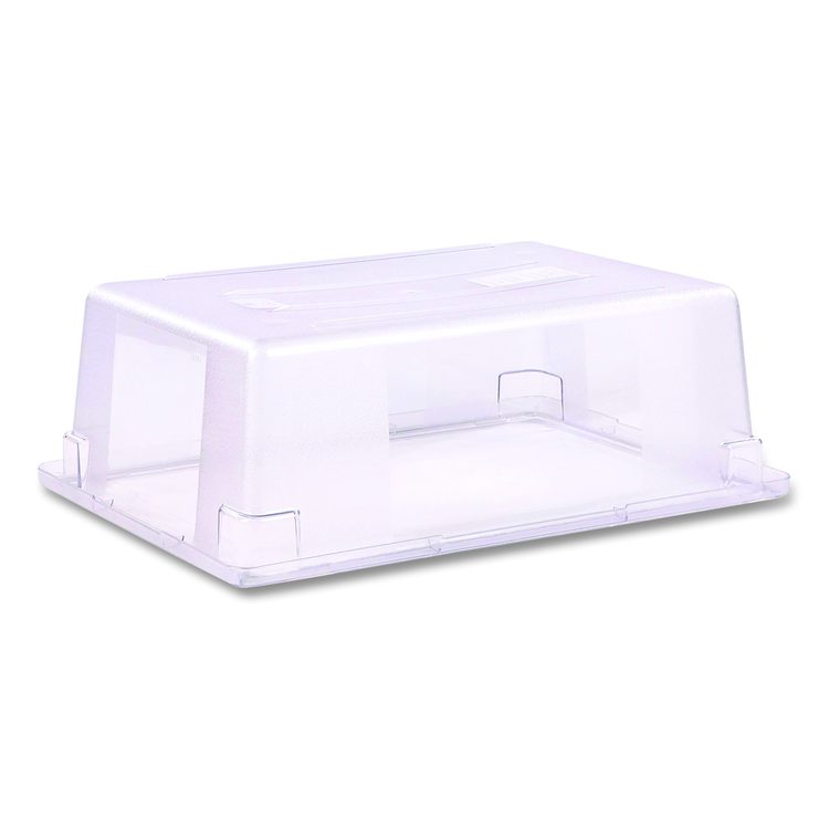 StorPlus Polycarbonate Food Storage Container, 12.5 gal, 18 x 26 x 9, Clear, Plastic