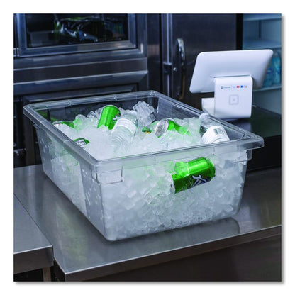 StorPlus Polycarbonate Food Storage Container, 12.5 gal, 18 x 26 x 9, Clear, Plastic