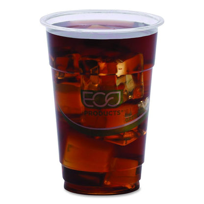 GreenStripe PLA Cold Cups, 10 oz, Plastic, Clear, 1,000/Carton