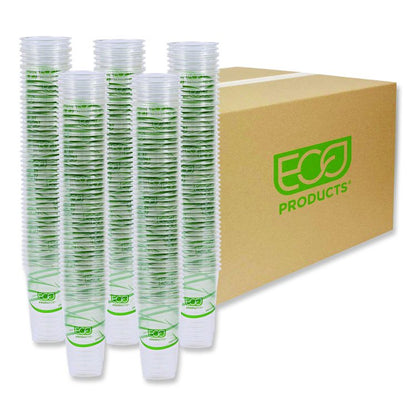 GreenStripe Renewable and Compostable Cold Cups, 20 oz, Plastic, Clear, 50/Pack, 20 Packs/Carton