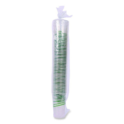 GreenStripe Renewable and Compostable PLA Cold Cups, 24 oz, Plastic, Clear, 50/Pack, 20 Packs/Carton
