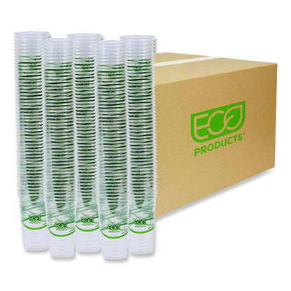 GreenStripe Renewable and Compostable PLA Cold Cups, 24 oz, Plastic, Clear, 50/Pack, 20 Packs/Carton