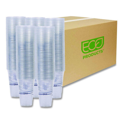 BlueStripe Recycled Content Clear Plastic Cold Drink Cups, 24 oz, 600/Carton