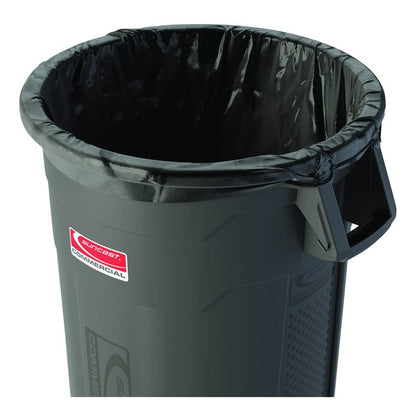 Precise Fit Contractor Bag, Open-Face, 55 gal, 3 mil, 41" x 49", Black, 15/Box