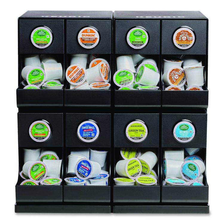 K-Cup Organizer, 17.8 x 14.57 x 17.28, Black