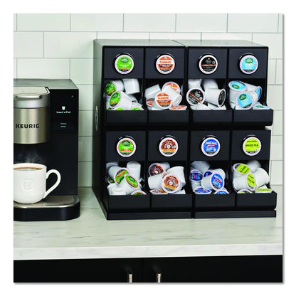 K-Cup Organizer, 17.8 x 14.57 x 17.28, Black