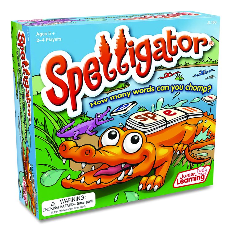 Spelligator, 2 to 4 Players, Grades K to 5