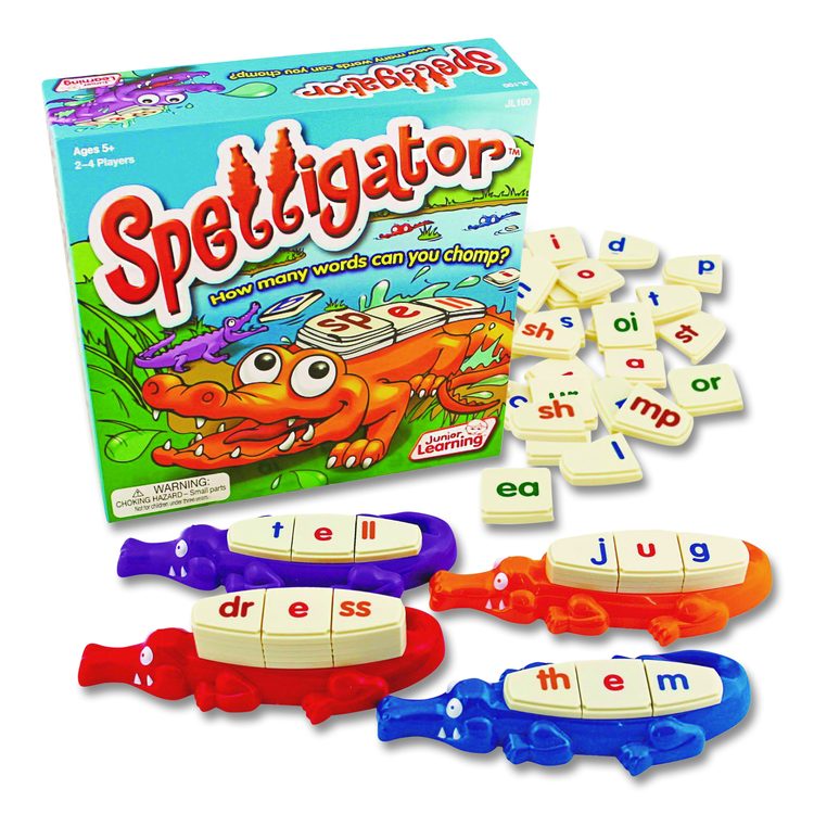 Spelligator, 2 to 4 Players, Grades K to 5