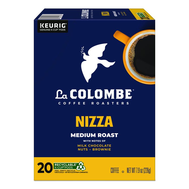 Coffee K-Cup Pods, Nizza Medium Roast, 20/Box