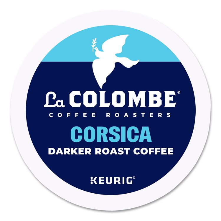Coffee K-Cup Pods, Corsica Dark Roast, 20/Box