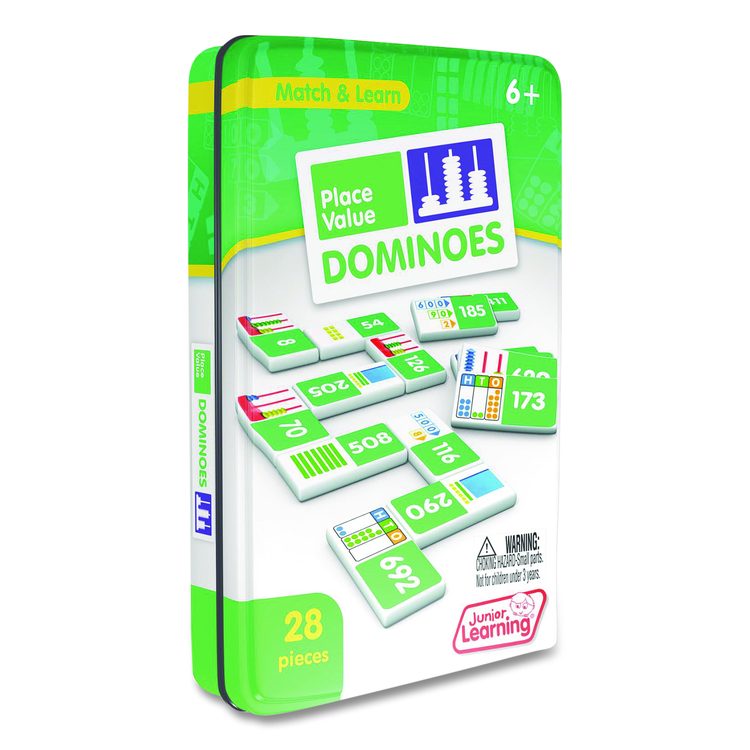 Place Value Dominoes, 1 to 2 Players, Grades 1 to 7, 28 Pieces