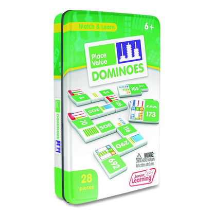 Place Value Dominoes, 1 to 2 Players, Grades 1 to 7, 28 Pieces