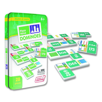 Place Value Dominoes, 1 to 2 Players, Grades 1 to 7, 28 Pieces