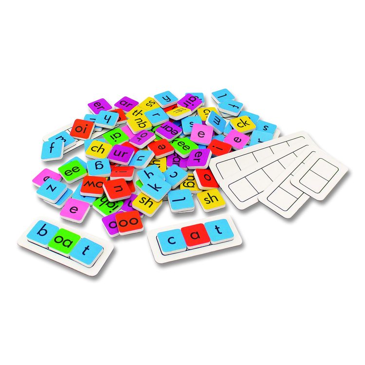 Rainbow Phonics Tiles, Grades K to 2, 104 Pieces