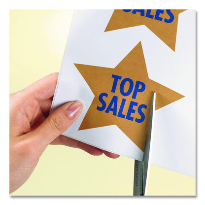 White Shipping Labels-Bulk Packs, Inkjet/Laser Printers, 8.5 x 11, White, 500/Carton