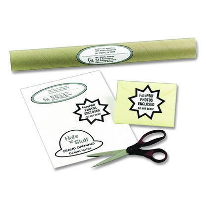 White Shipping Labels-Bulk Packs, Inkjet/Laser Printers, 8.5 x 11, White, 500/Carton