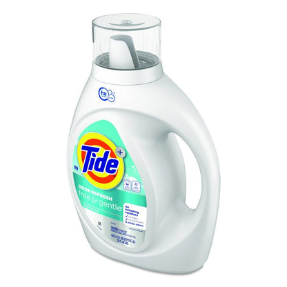 Free and Gentle Odor Refresh Liquid Laundry Detergent, 39 Loads, 55 oz Bottle, 4/Carton