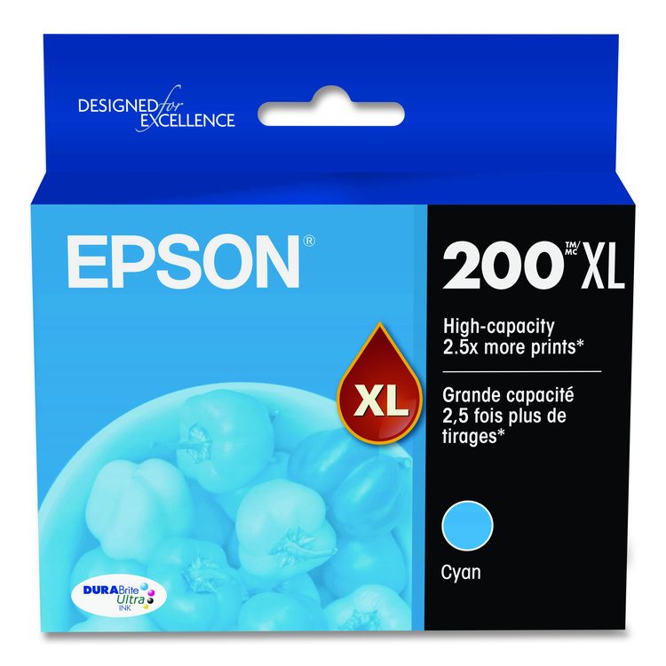 T200XL220S (200XL) DURABrite Ultra High-Yield Ink, Cyan