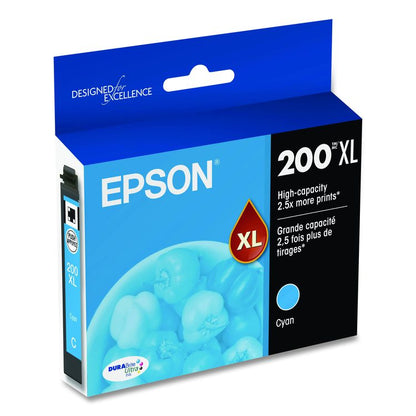 T200XL220S (200XL) DURABrite Ultra High-Yield Ink, Cyan