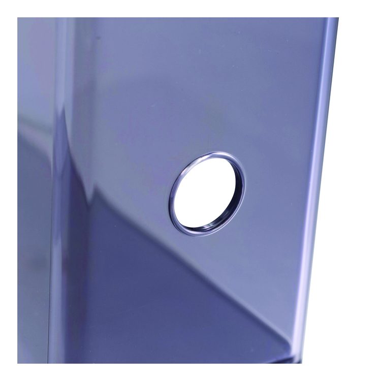 Recycled Plastic Magazine File, 4.3 x 10.3 x 12.2, Translucent Gray