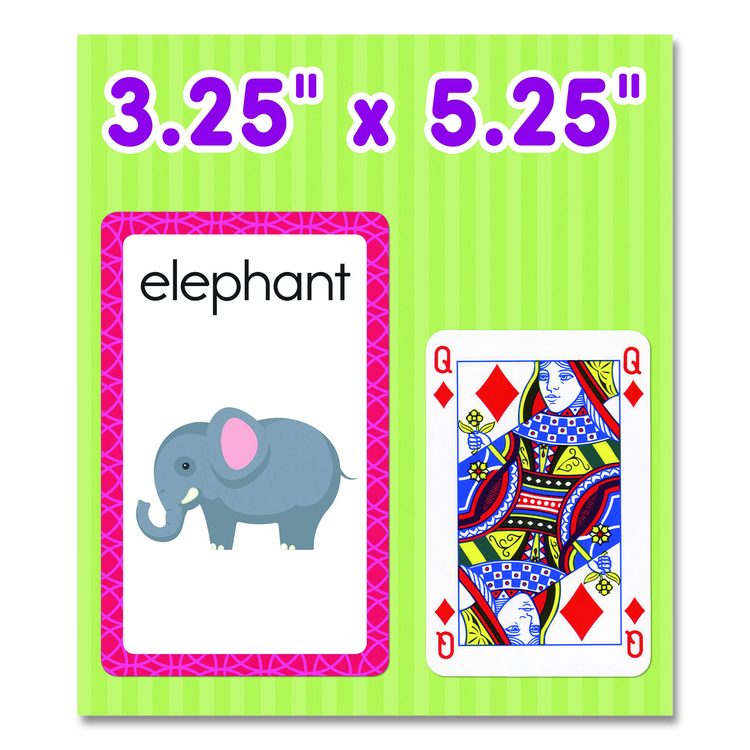 First Words Flash Cards, Grades Pre-K to 1, 3.25" x 5.25", Assorted Colors, 54 Cards