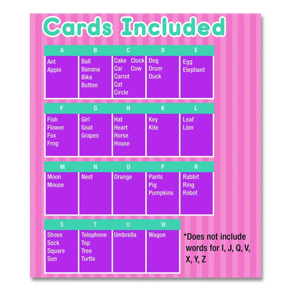 First Words Flash Cards, Grades Pre-K to 1, 3.25" x 5.25", Assorted Colors, 54 Cards