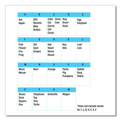 First Words Flash Cards, Grades Pre-K to 1, 3.25" x 5.25", Assorted Colors, 54 Cards