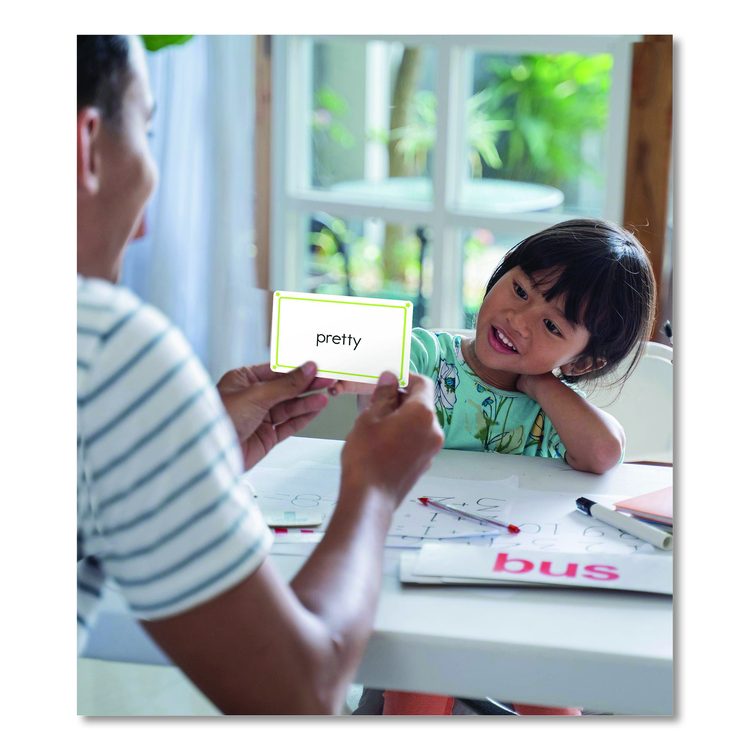 Sight Words Flash Cards, Grades Pre-K to 1, 3.25" x 5.25", Assorted Colors, 54 Cards