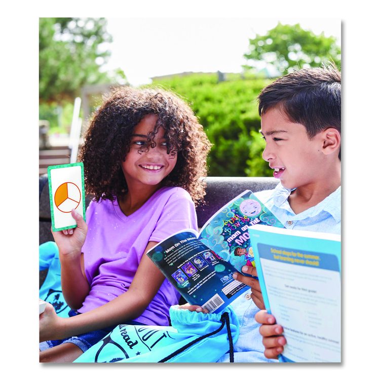 Fractions Flash Cards, Grades 4 to 6, 3.25" x 5.25", Assorted Colors, 54 Cards