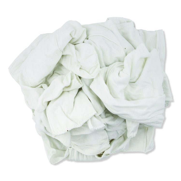 Knit Baby Diaper Rags, 2-Ply, 15 x 18, White, 25 lb/Carton