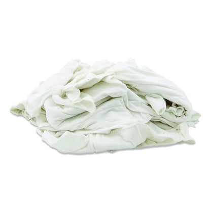 Knit Baby Diaper Rags, 2-Ply, 15 x 18, White, 25 lb/Carton