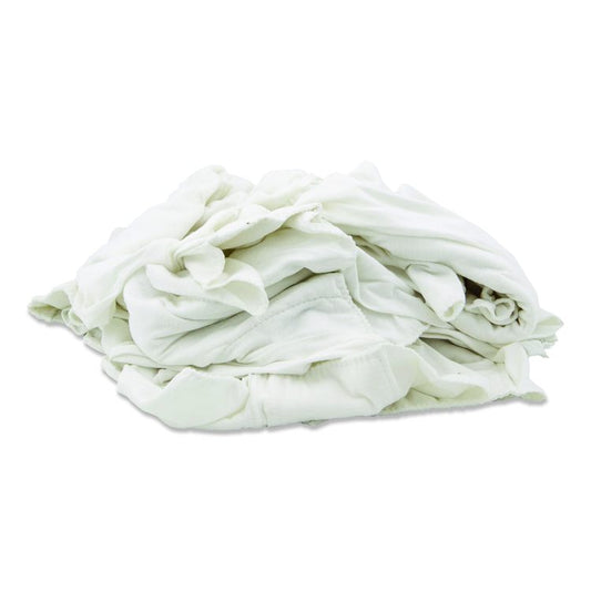 Knit Baby Diaper Rags, 2-Ply, 15 x 18, White, 25 lb/Carton