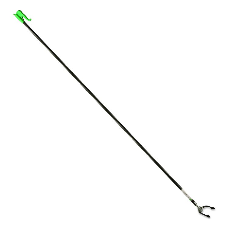 Nifty Nabber Extension Arm with Claw, 6" to 8 ft, Green/Black