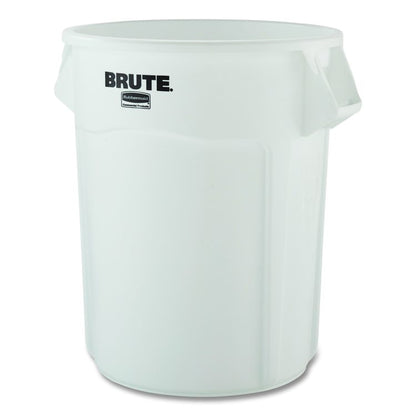 Brute Container, 44 gal, Plastic, White