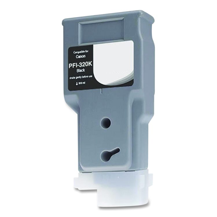 Compatible Black Ink, Replacement for PFI-320 (PFI-320BK), 330 mL