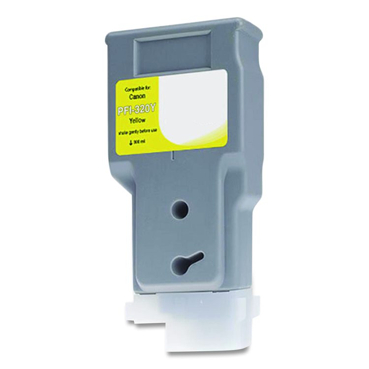 Compatible Yellow Ink, Replacement for PFI-320 (PFI-320Y), 330 mL