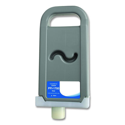 Compatible Blue Ink, Replacement for PFI-1700 (0784C001AA), 700 mL