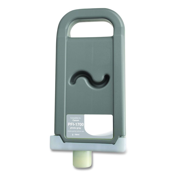 Compatible Photo Gray Ink, Replacement for PFI-1700 (0782C001AA), 700 mL